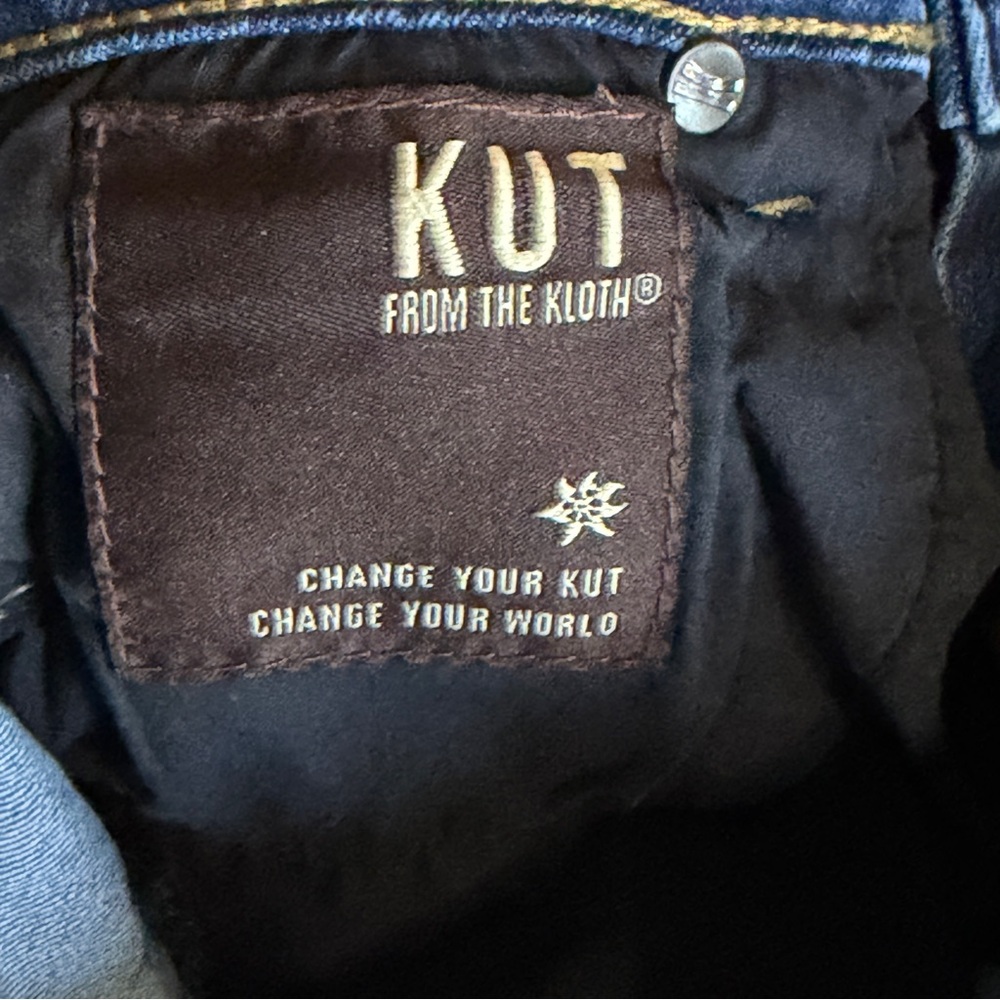 KUT from the Kloth High Rise Toothpick Skinny Jeans Zip Women‎ 2 Style SP379MA1 - Picture 10 of 14